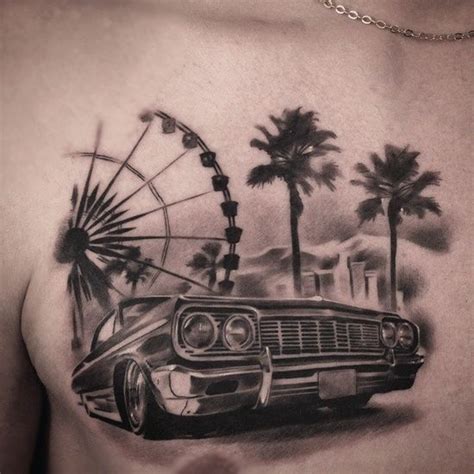 Aggregate More Than Lowrider Car Tattoo Super Hot In Cdgdbentre