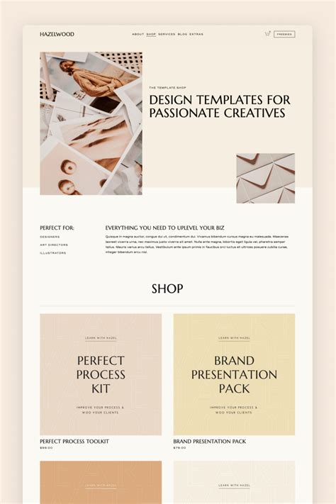 Feminine Squarespace Templates For Your Business Website Applet