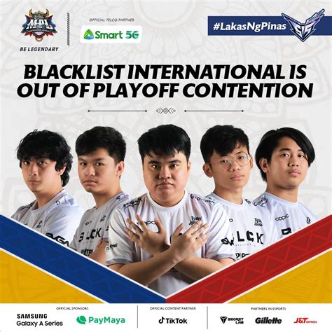 Mpl Philippines On Twitter The Defending Champion Blacklist