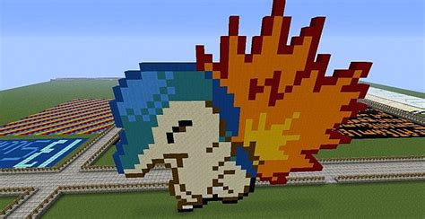 Pokemon Cyndaquil Minecraft Map