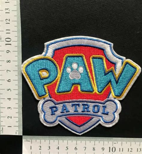 Patch Logo Paw Patrol Pat Patrouille Toppa Termoadesiva Badge Iron