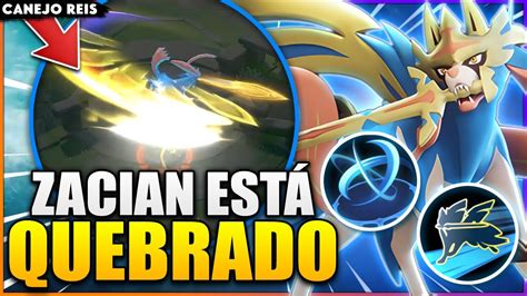 COMO JOGAR DE ZACIAN Pokemon Unite Zacian Gameplay YouTube