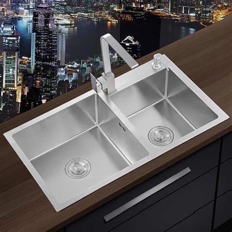 Hgtrh Lavandino Cucina Acciaio Inox Antigraffio Filotop Lavello Cucina