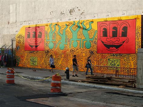 Street Art By Keith Haring New York City Ny Street Art And