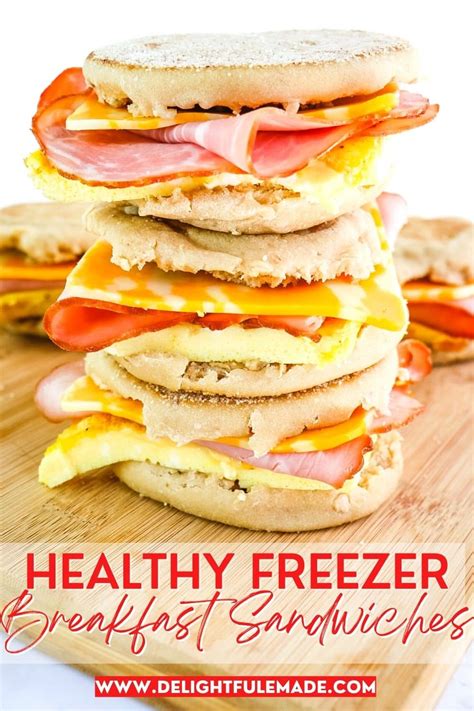 Healthy Breakfast Sandwiches Easy Freezer Breakfast Sandwiches