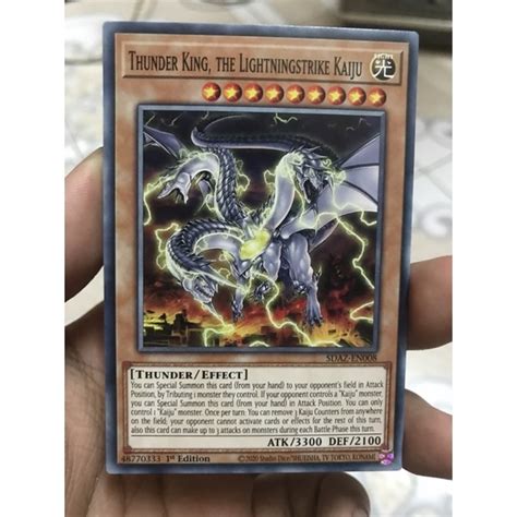 Th B I Yugioh Thunder King The Lightningstrike Kaiju Common