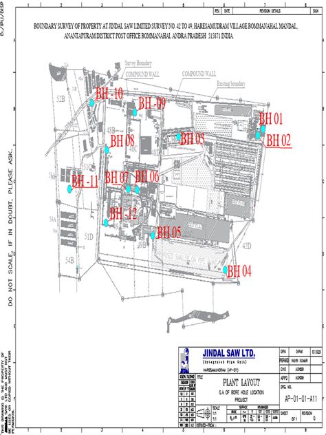 Bore Hole Location Drawing | PDF