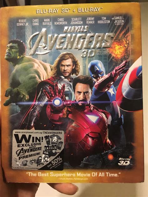 Marvels Avengers 3D Blu Ray Disk Hobbies Toys Music Media CDs