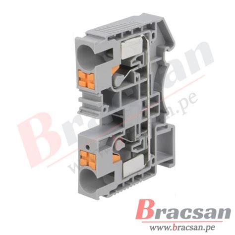 Bornera Para Riel Din De Conexion Rapida 15mm Degson Degds15 Bracsan