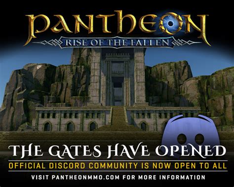 Pantheon Rise Of The Fallen Opens Official Discord Server Mmorpg Gg