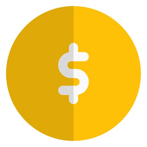 Dollar Sign Pixel Perfect Flat Icon