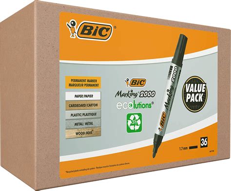 Bic Marking Ecolutions Marqueurs Permanents R Sistants Avec