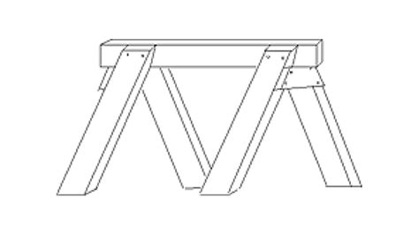 Sawhorse – Free Woodworking Plan.com