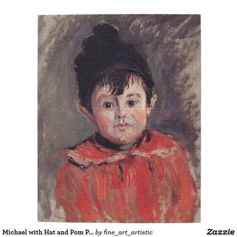 Michael With Hat And Pom Pom Monet Fine Art Jigsaw Puzzle Zazzle