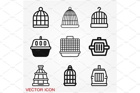 Bird cage icon for your design, logo | Pre-Designed Vector Graphics ...