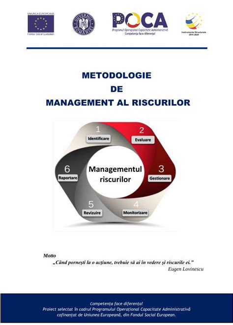 Pdf Metodologie De Management Al Riscurilor Secretariat Tehnic Al