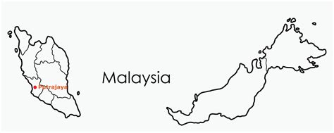 Doodle Freehand Drawing Map Of Malaysia 7058976 Vector Art At Vecteezy