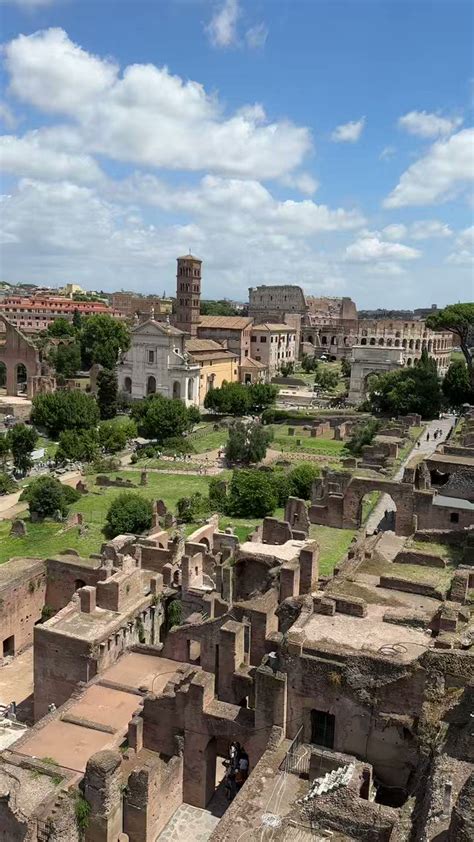 Ancient Rome Live On Twitter Surveying The Forum From The Palatine