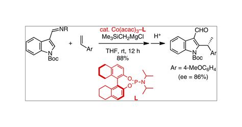 Cobalt Catalyzed Enantioselective Directed Ch Alkylation Of Indole