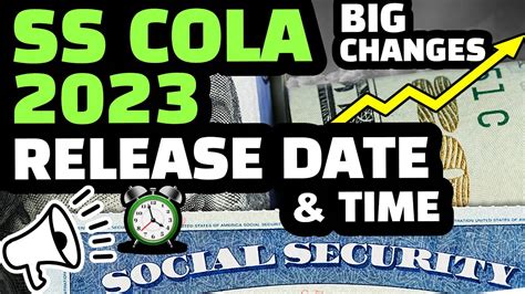 Social Security Social Security Cola Release Date