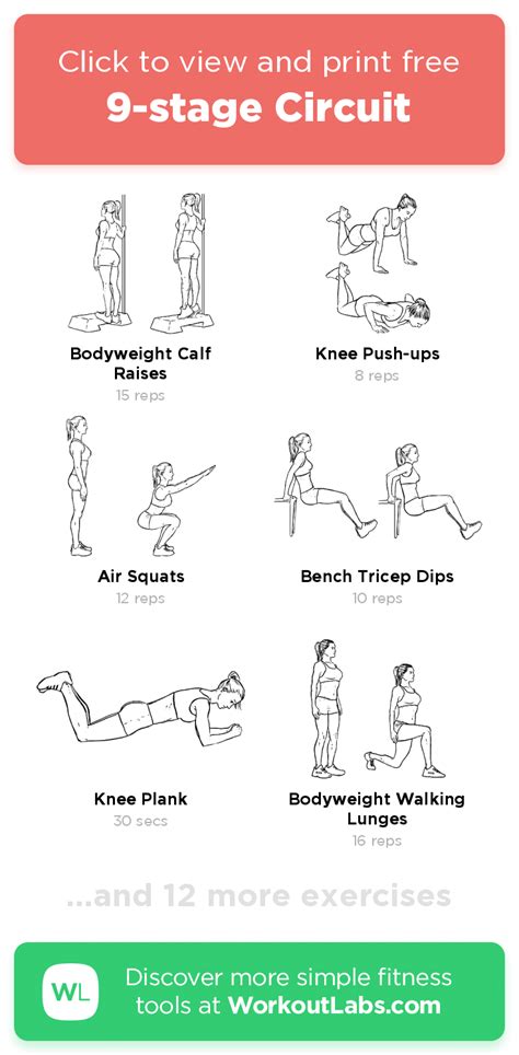 Stage Circuit Click To View And Print This Illustrated Exercise