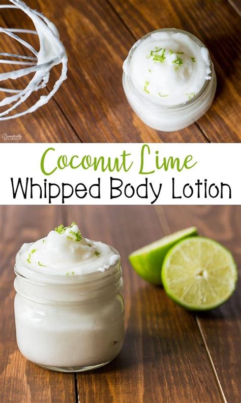 Coconut Lime Whipped Body Lotion Recipe