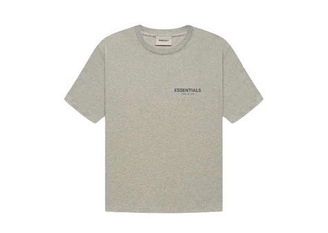 Buy Fear Of God Essentials Core Collection T Shirt Dark Heather Oatmeal