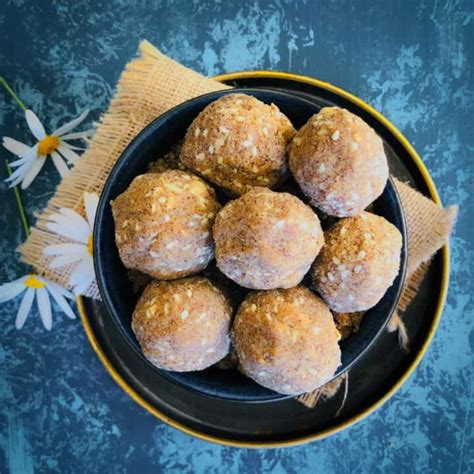 Rava Ladoo Suji Laddu Recipe Easy Indian Cookbook