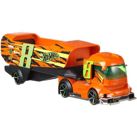 Set Camion Si Masina Hot Wheels Big Rig Heat 1 55 EMAG Ro