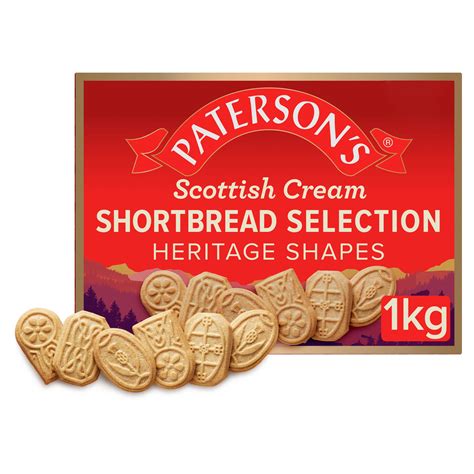 Paterson S Scottish Cream Shortbread Selection 1kg Sweet Biscuits Iceland Foods