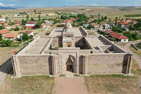 Sultan Hani Caravanserai Is Located In Kayseri Turkey Editorial