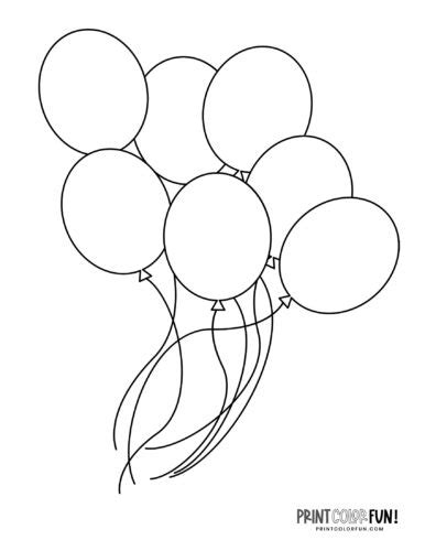 Balloons Coloring Pages