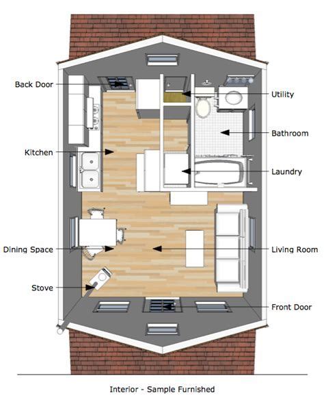 Tiny House Interior Floor Plan