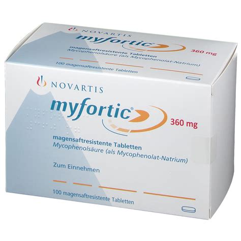 Myfortic 360 Mg 100 St Mit Dem E Rezept Kaufen Shop Apotheke