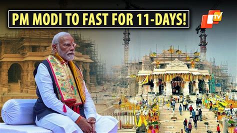 Pm Narendra Modi To Observe Fast For 11 Days Ahead Of Pran Pratistha Of