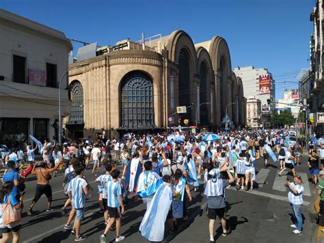 Argentina campeón del Mundial de Qatar 2022 festejos en el Abasto y