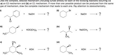 Solved Raw The Complete Detailed Mechanism Including Chegg