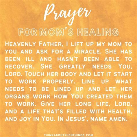 Prayer For Sick Mom 6 Healing Prayers For A Friend S Sick Mother To Get Well Soon