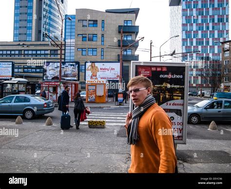 Mlynske Nivy Central Bus Station In Bratislava Stock Photo Alamy