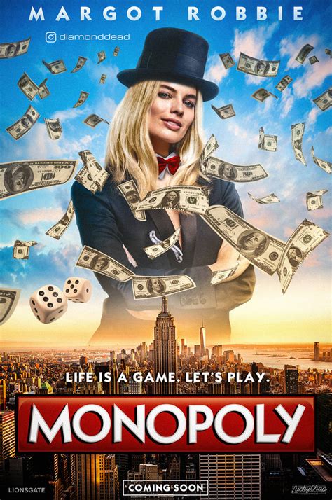 Monopoly The Movie Starring Margot Robbie By Diamonddead Art On