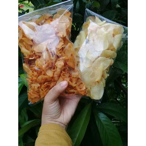 Jual Keripik Talas Original Pedas Cemilan Enak Renyah Gurih Kripik