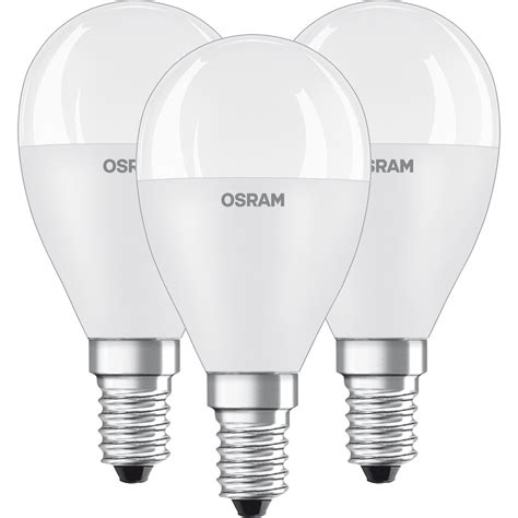 3pak Żarówka Led E14 P45 7w 60w 806lm 3000k Ciepła 200° Osram Value