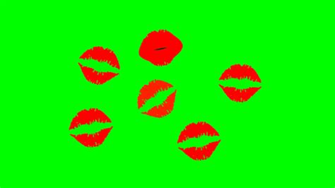 Kiss Lips Effect 2 Green Screen Youtube