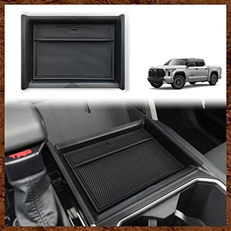 Muslogy Lower Center Console Organizer Compatible With Toyota Tundra