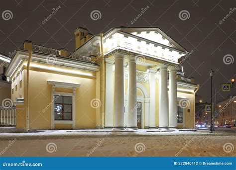 Classicism Building Of Guardhouse In Sadovaya Street Of St Petersburg