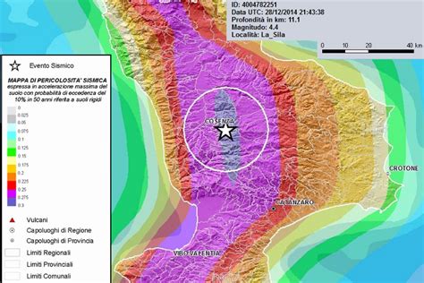 Cartina Italia Rischio Sismico