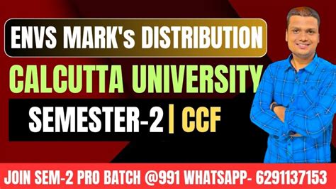 Envs Semester Ccf Syllabus Marks Distribution Chapterwise