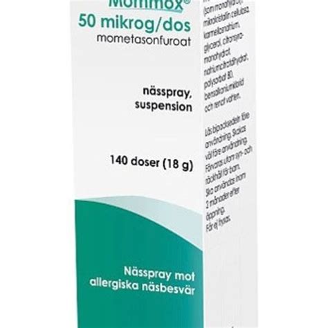 Köp Mommox Nässpray Suspension 50 Mikrogramdos 140 St På