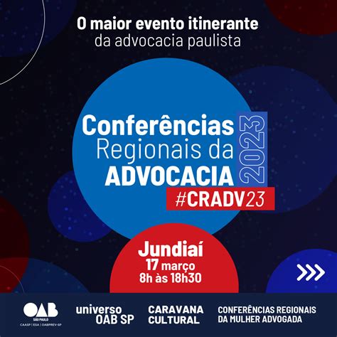 Confer Ncia Regional Da Advocacia Jundia Mar S