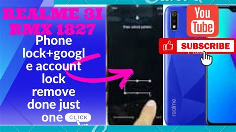 Realme 3i RMX 1827 Phone Lock Frp Lock Remove Done By Unlock Tool Net